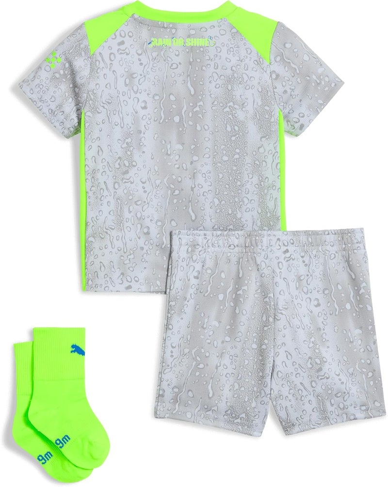 PUMA Manchester City FC Unisex Baby 2025/26 Replica Soccer Third Kit - Pro Green - Image 2
